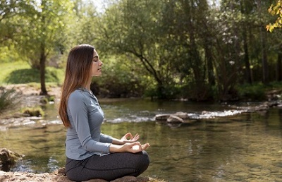 Una foto de meditación